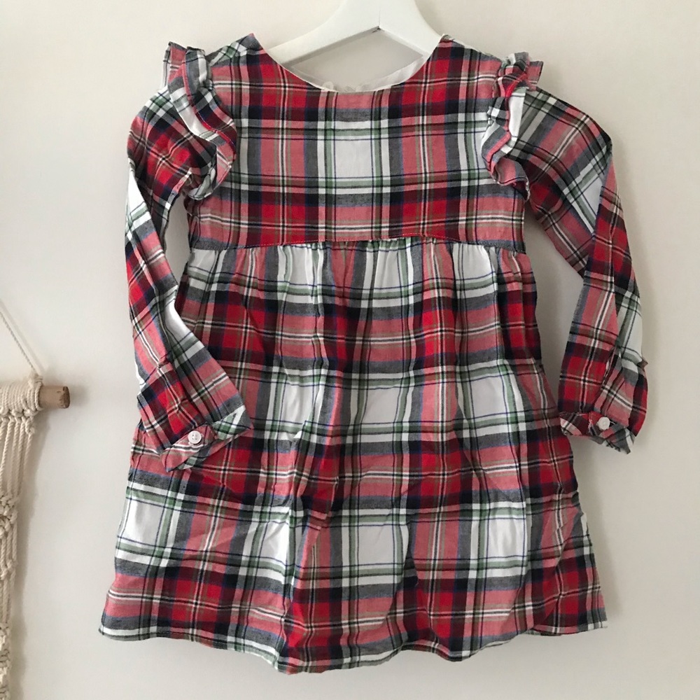 Cat and Jack Gorgeous like new Christmas plaid dress - Picture 8 of 8